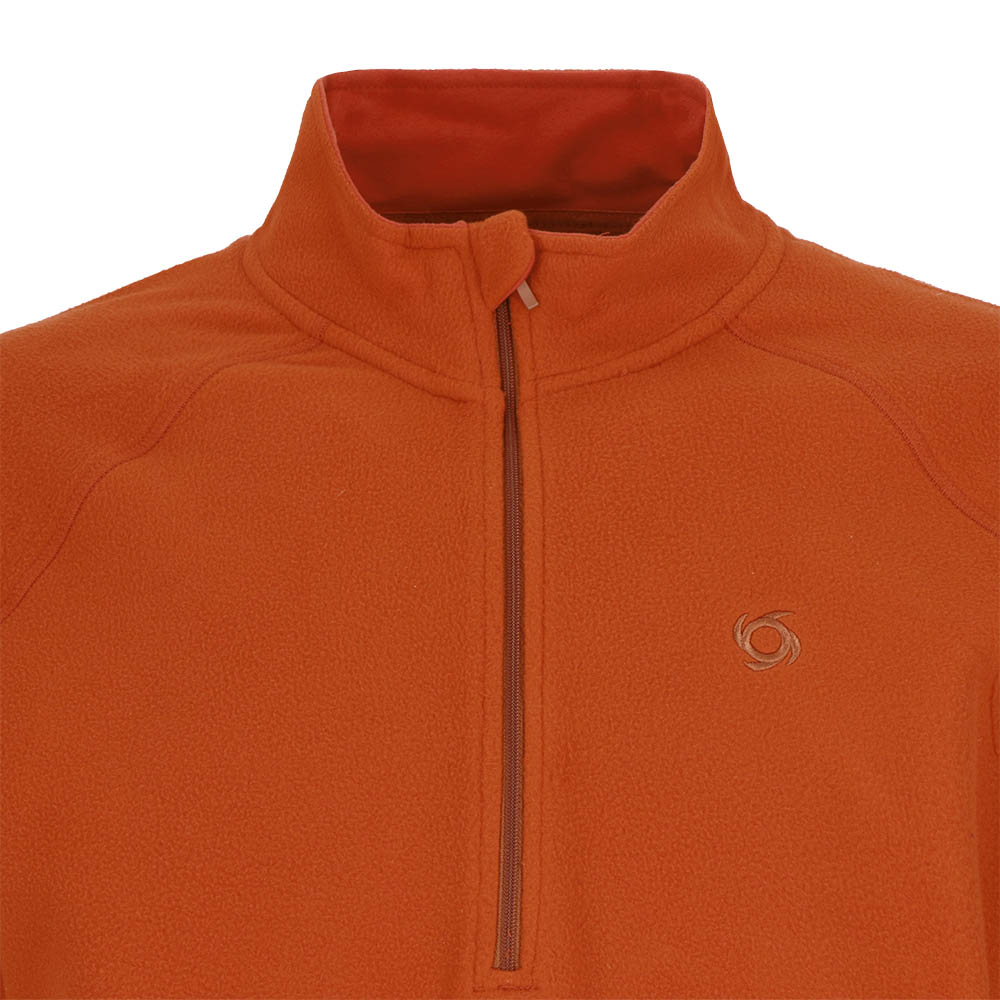 TOP SEGUNDA CAPA POLAR BRITTON HOMBRE NARANJO DOITE - 4