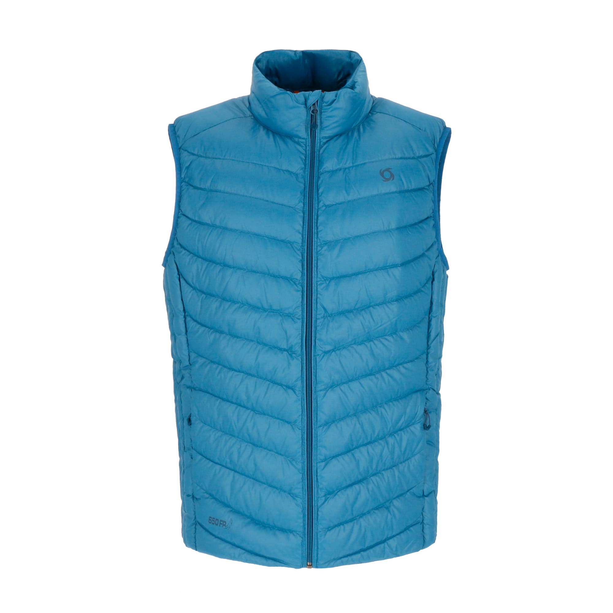 PARKA PLUMA SIN MANGAS HOMBRE HERON DOITE PETROLEO - 1