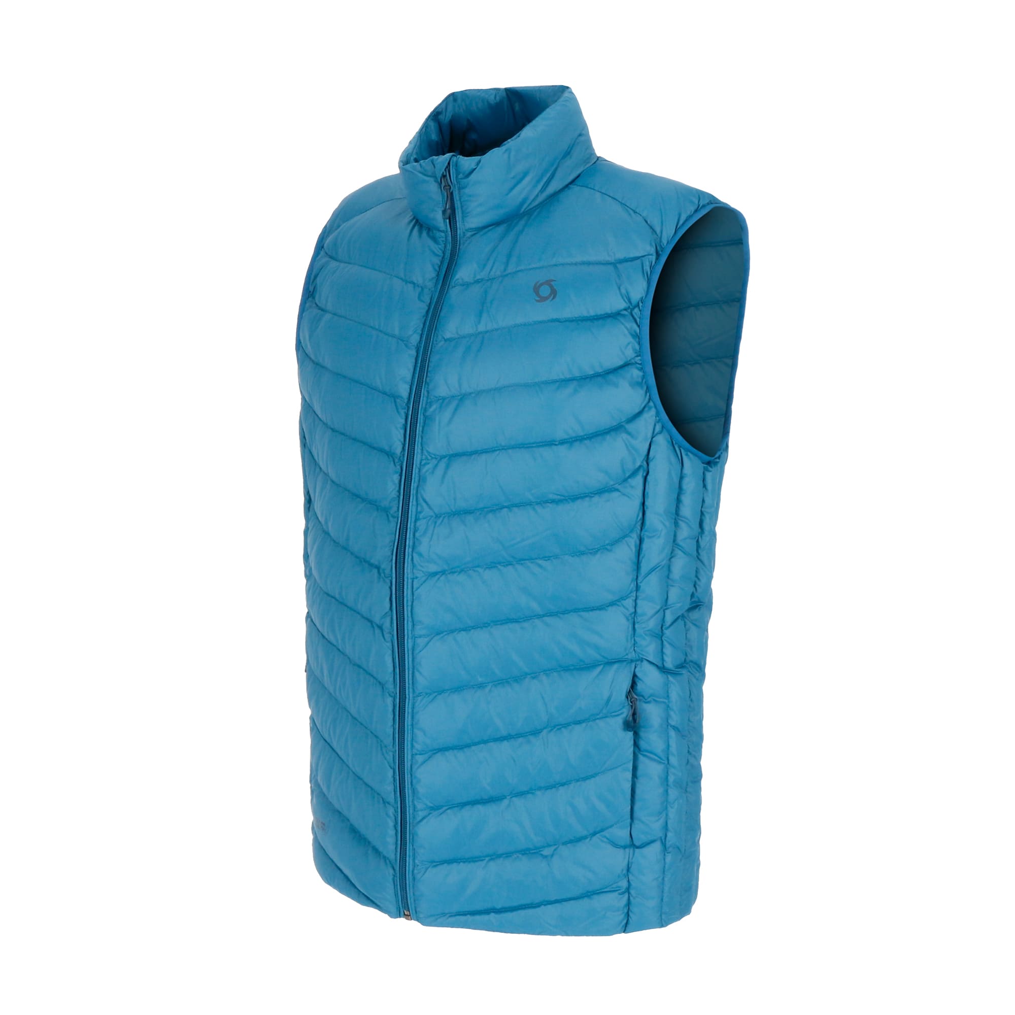PARKA PLUMA SIN MANGAS HOMBRE HERON DOITE PETROLEO - 2