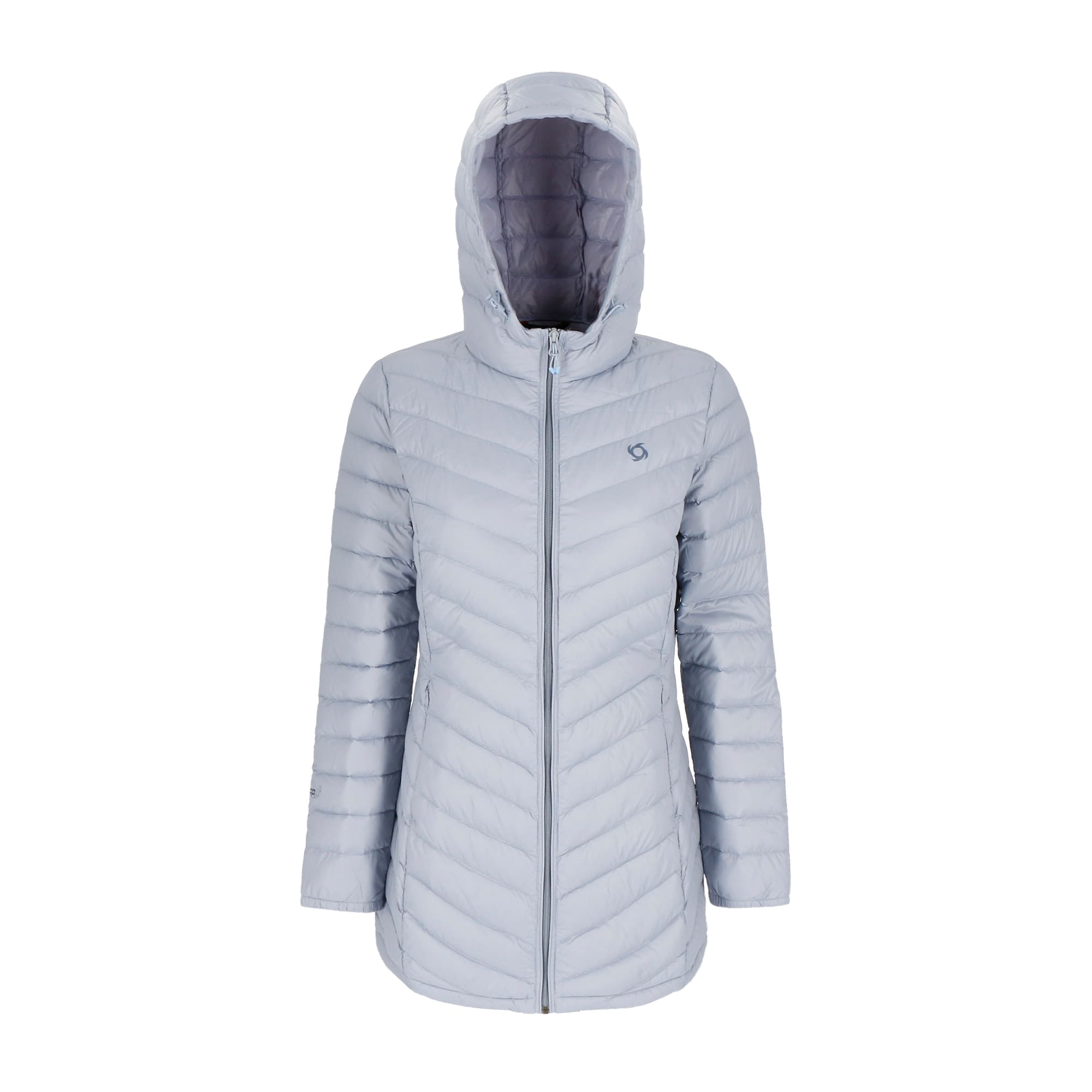 PARKA PLUMA AGAMI MUJER GRIS CLARO DOITE - 1
