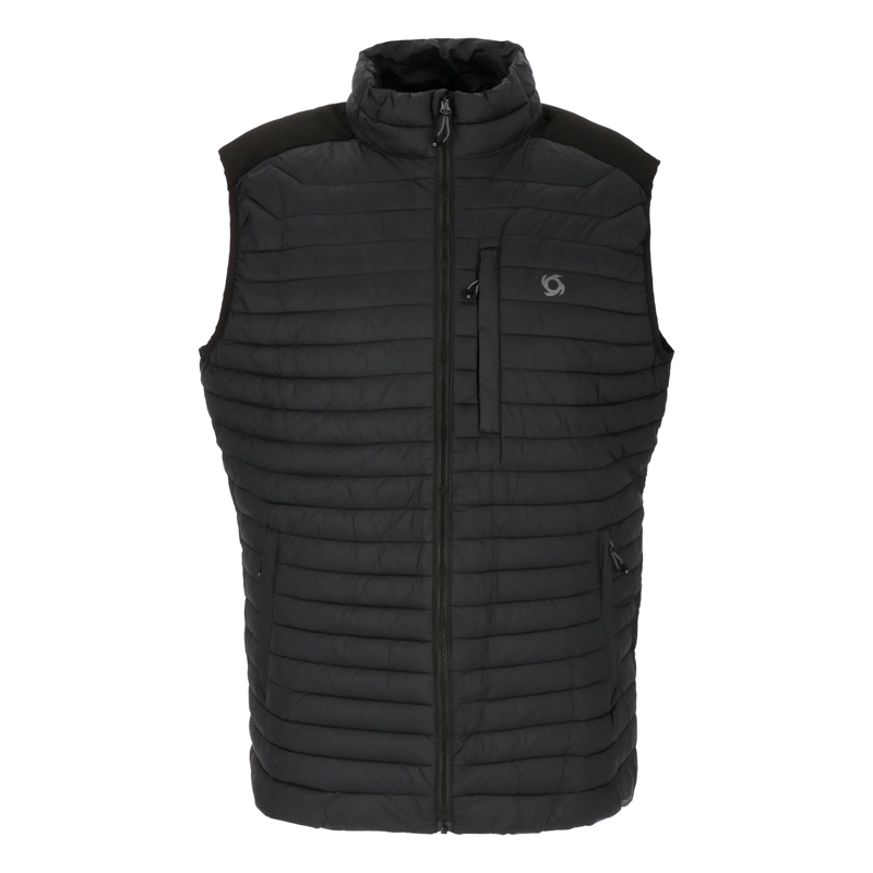 PARKA TERMICA SIN MANGAS AKI HOMBRE DOITE NEGRO - 1