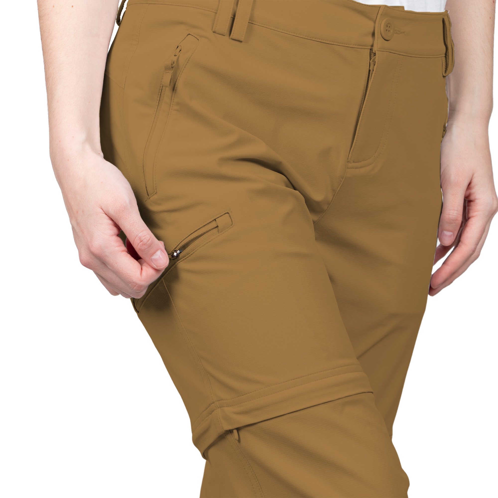 PANTALON DESMONTABLE KISKA MUJER TERRACOTTA DOITE - 4