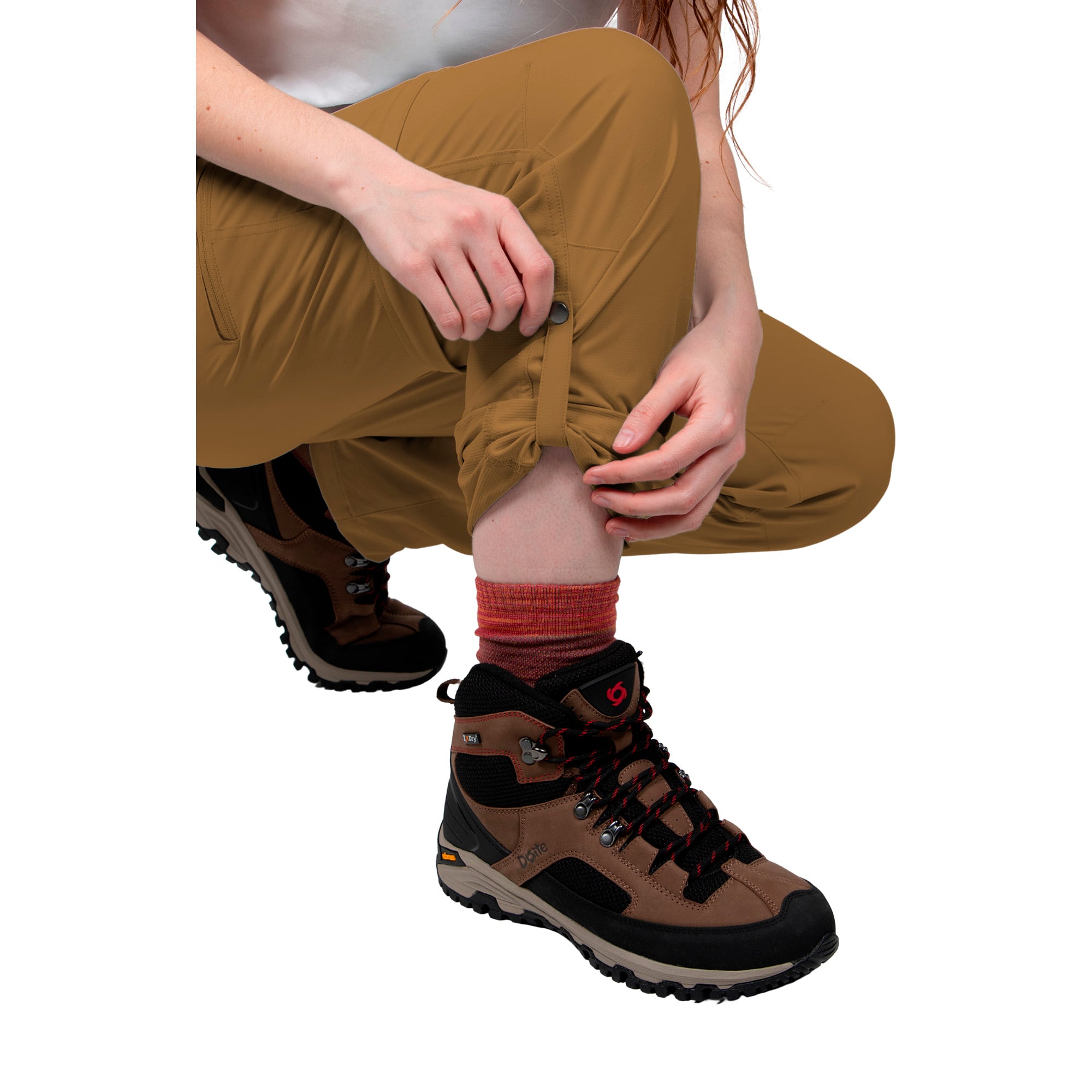 PANTALON DESMONTABLE KISKA MUJER TERRACOTTA DOITE - 6