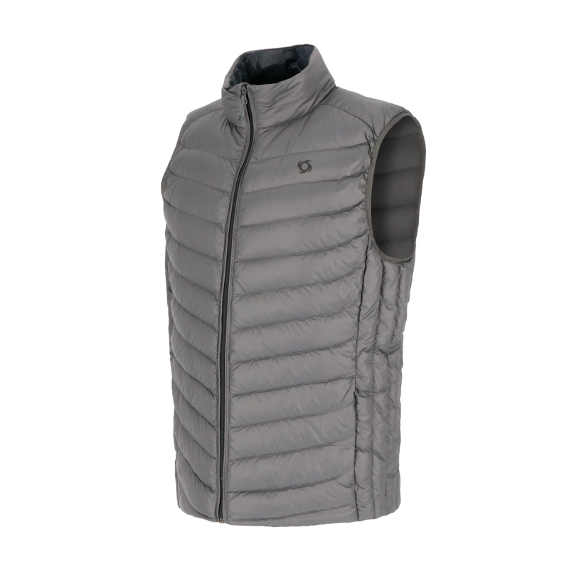 PARKA PLUMA SIN MANGAS HERON HOMBRE DOITE GRIS OSCURO - 2