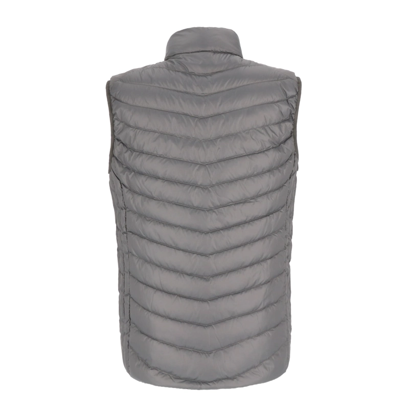 PARKA PLUMA SIN MANGAS HERON HOMBRE DOITE GRIS OSCURO - 3