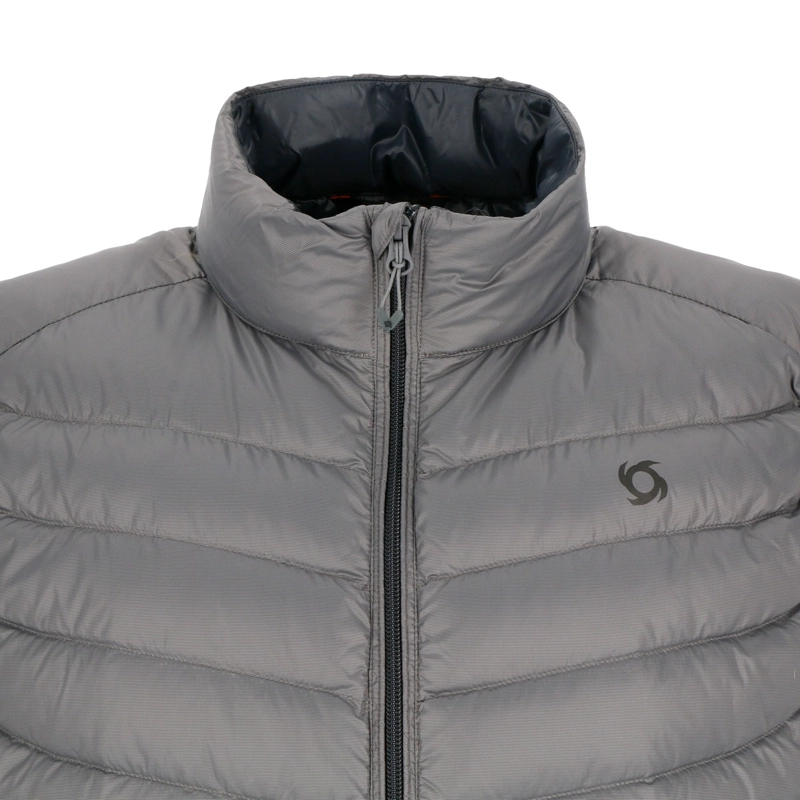 PARKA PLUMA SIN MANGAS HERON HOMBRE DOITE GRIS OSCURO - 4
