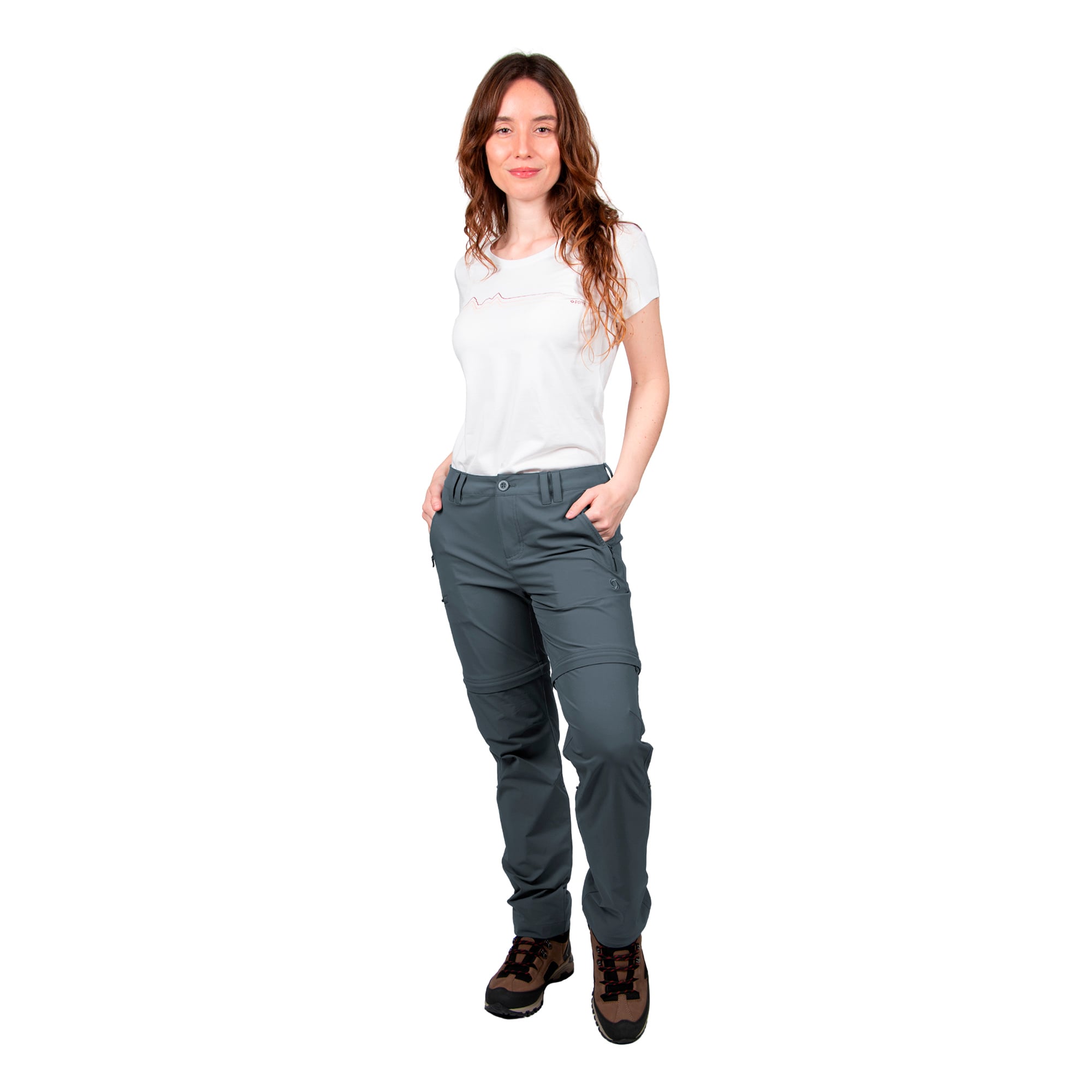 PANTALON DESMONTABLE KISKA GRIS MUJER DOITE - 1