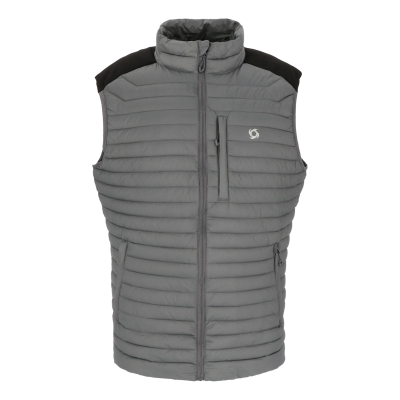 PARKA TERMICA SIN MANGAS AKI HOMBRE DOITE GRIS OSCURO - 1