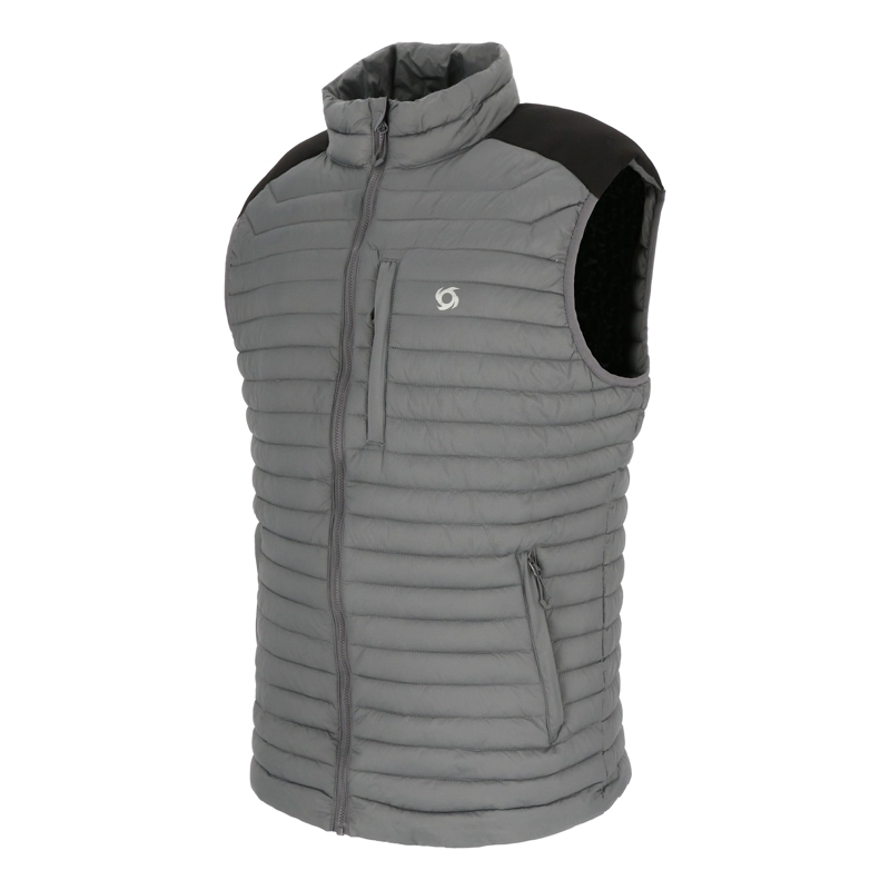 PARKA TERMICA SIN MANGAS AKI HOMBRE DOITE GRIS OSCURO - 2