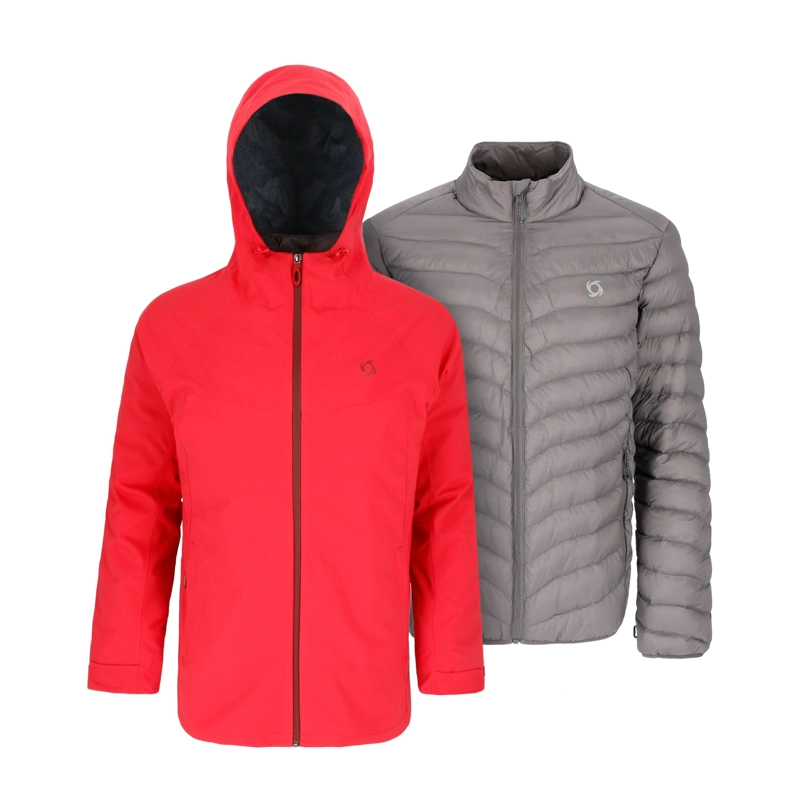 PARKA HOMBRE DOITE ROJO 3 EN 1 SKADA - 1