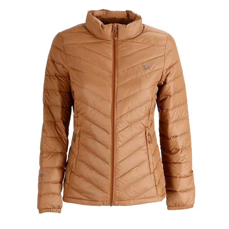 PARKA PLUMA EBONI MUJER DOITE CAQUI - 1