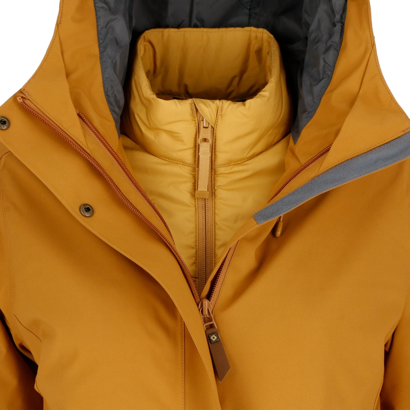 PARKA 3 EN 1 SKIEN MUJER DOITE MOSTAZA - 8