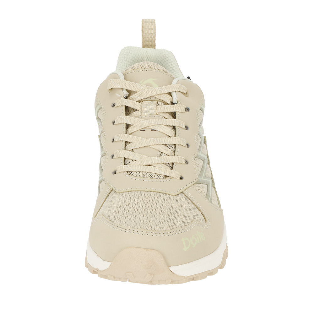 ZAPATILLA CAÑA BAJA BOLT LACE MUJER BEIGE DOITE - 5