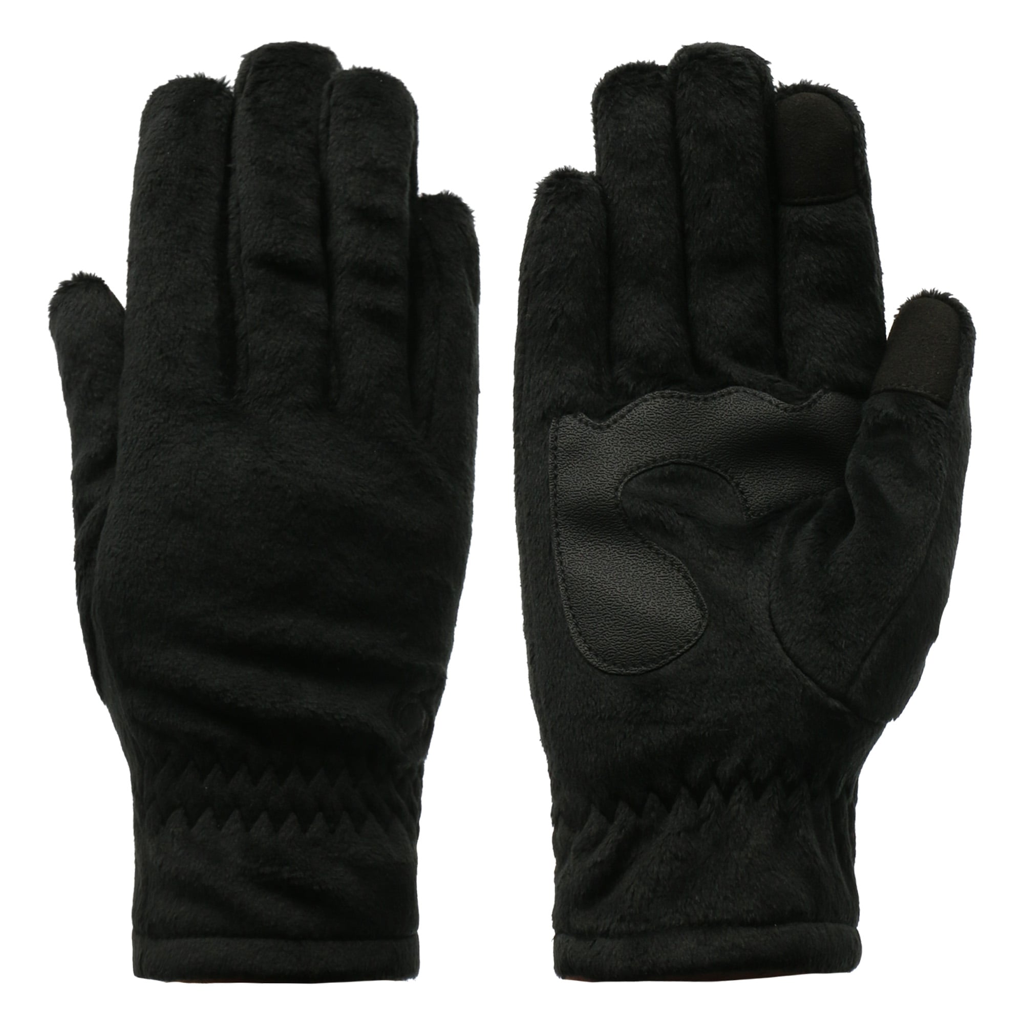 GUANTES FLEECE CARIBU WOMEN BLACK DOITE - 1