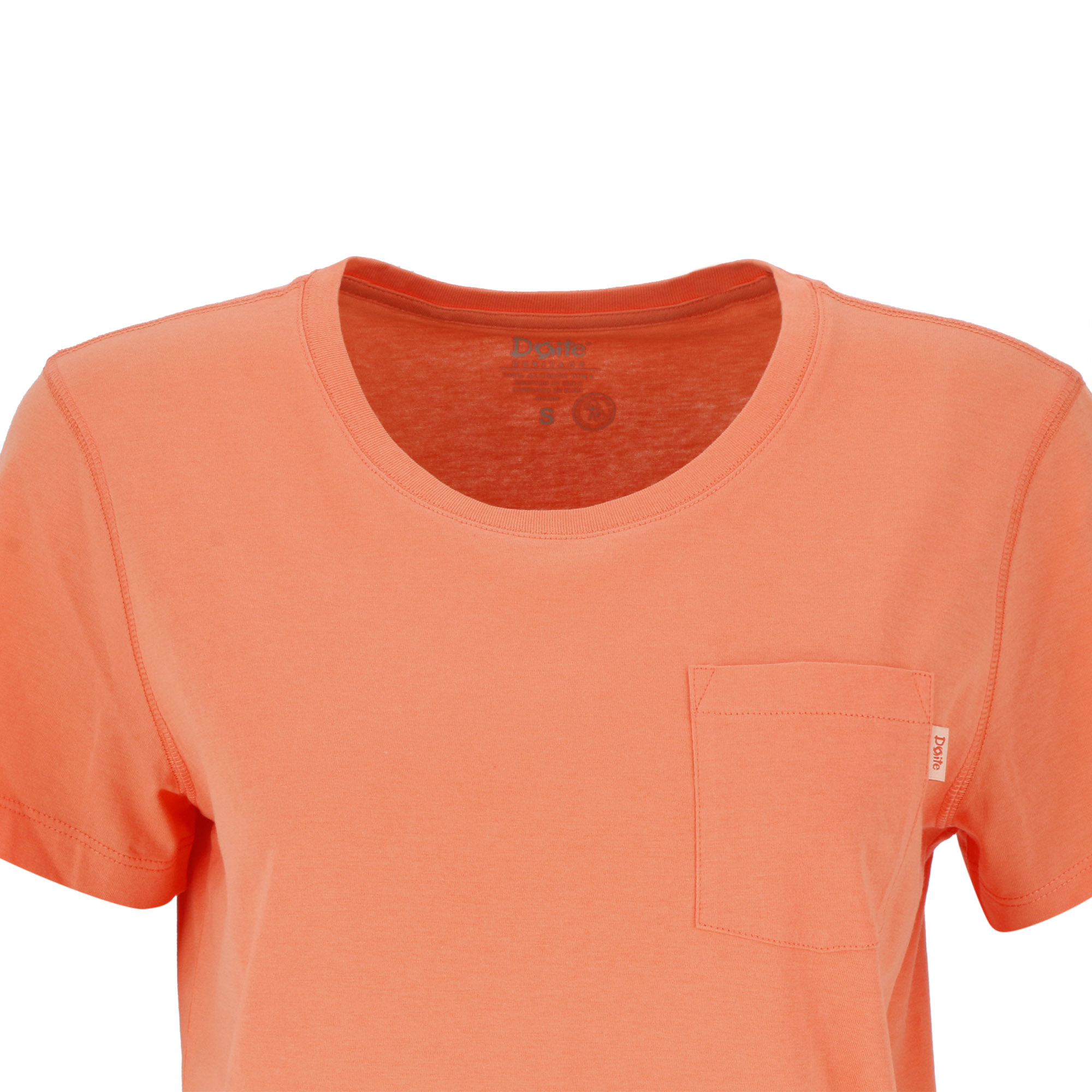 POLERA MANGA CORTA PIMA MUJER ROSADO DOITE - 4
