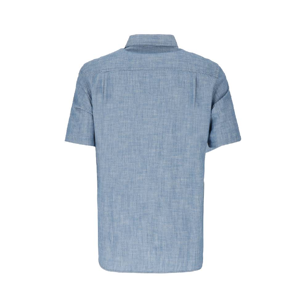 CAMISA MANGA CORTA SOLDEN MELANGE HOMBRE AZUL - 3
