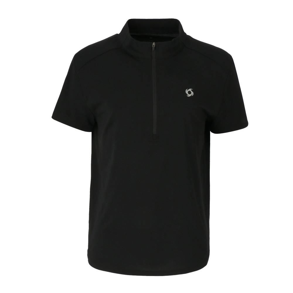 POLERA MANGA CORTA CUELLO ALTO MERO NEGRO HOMBRE DOITE - 1