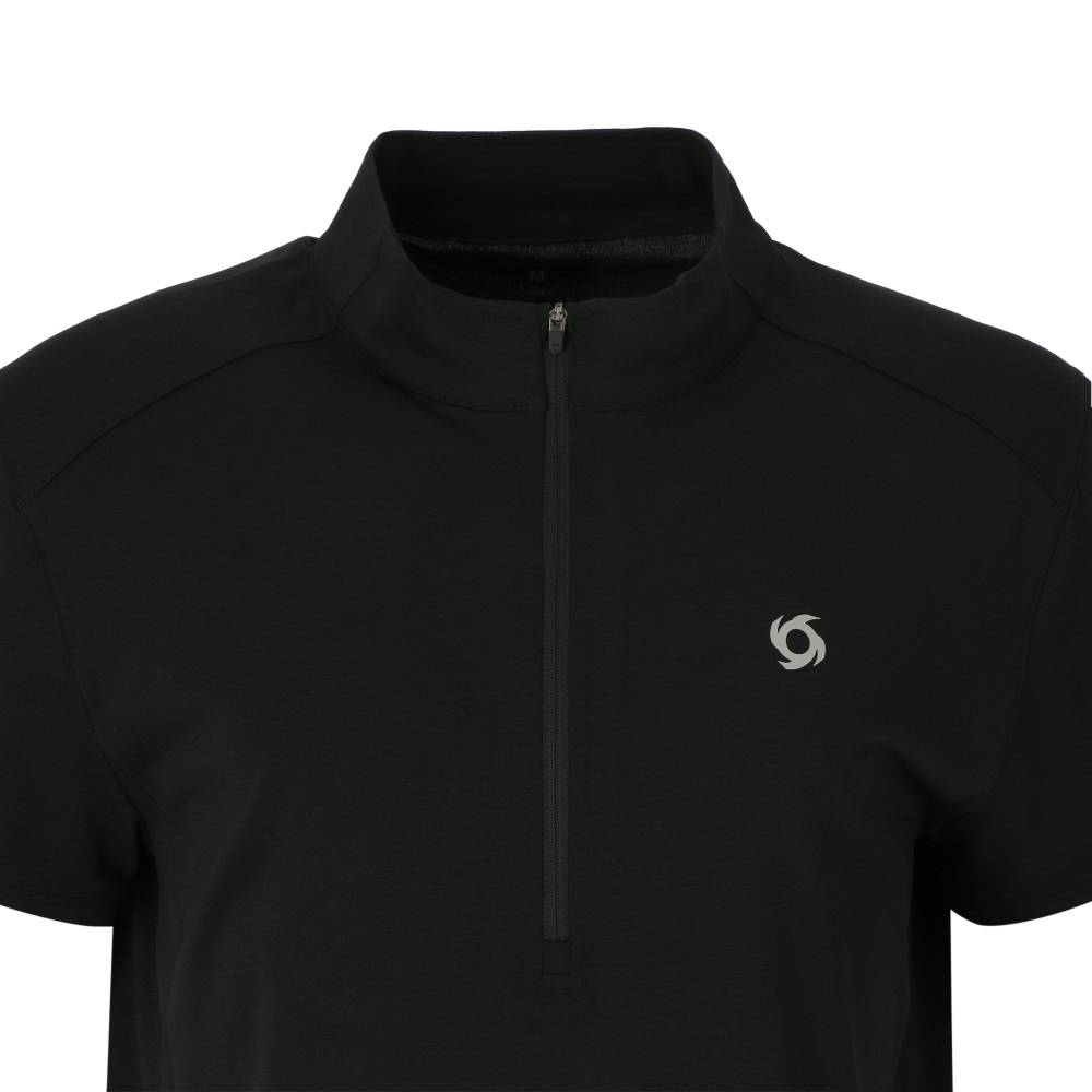 POLERA MANGA CORTA CUELLO ALTO MERO NEGRO HOMBRE DOITE - 4