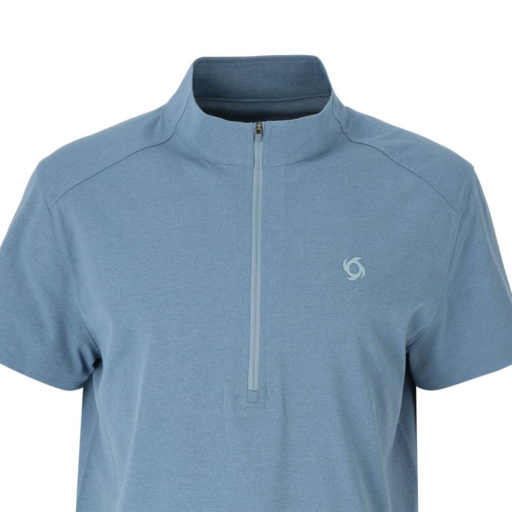 POLERA MANGA CORTA CUELLO ALTO MERO NEGRO HOMBRE DOITE - 4