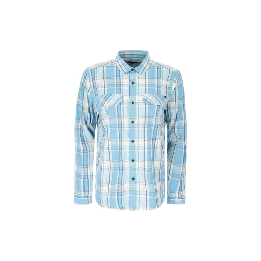 CAMISA MANGA LARGA ROVER MELANGE HOMBRE AZUL - 1