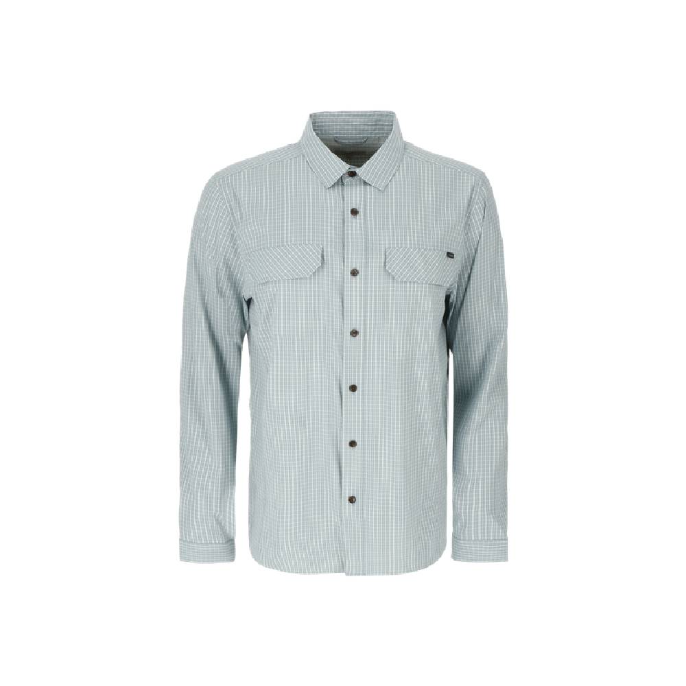 CAMISA MANGA LARGA ROVER MELANGE HOMBRE AZUL - 1