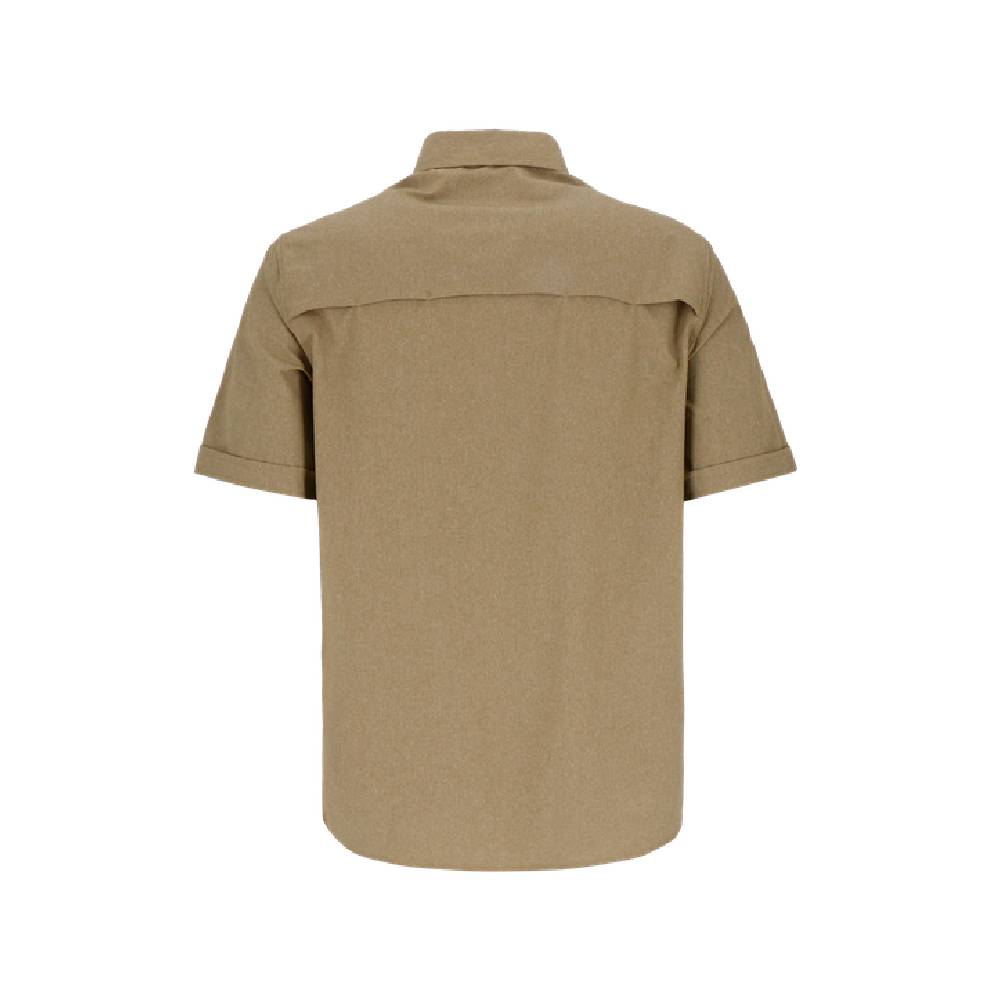 CAMISA MANGA CORTA REDWOOD MELANGE HOMBRE VERDE - 3