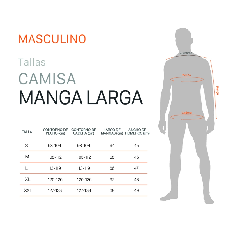 CAMISA MANGA LARGA ELDEN MELANGE HOMBRE AZUL MARINO - 5