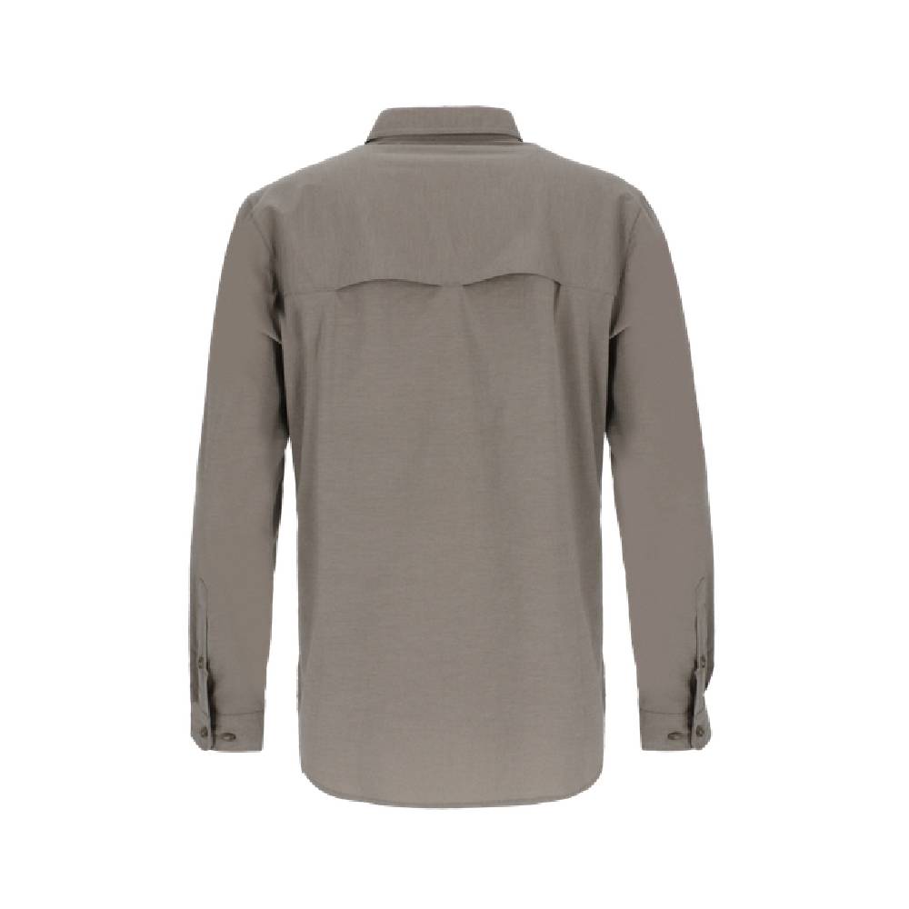 CAMISA MANGA LARGA JUNCAL MELANGE HOMBRE GRIS - 4