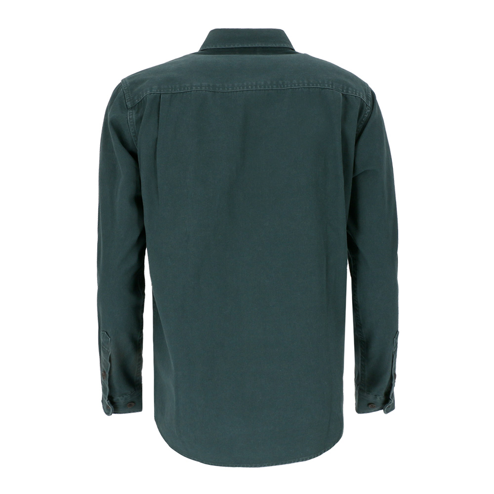 CAMISA MANGA LARGA OBAN HOMBRE VERDE PETROLEO - 3