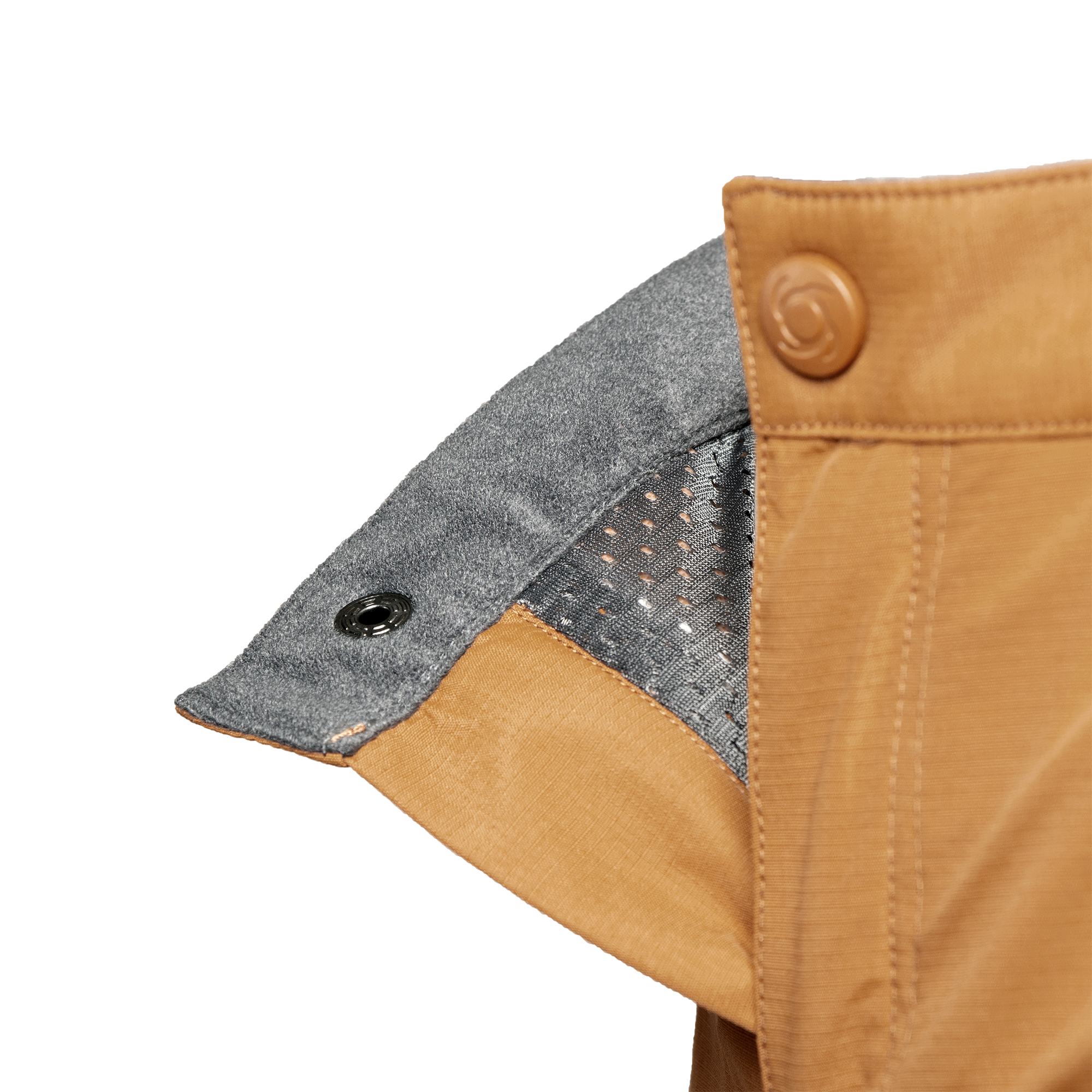 PANTALON IMPERMEABLE CYCLON MUJER MOSTAZA DOITE - 5