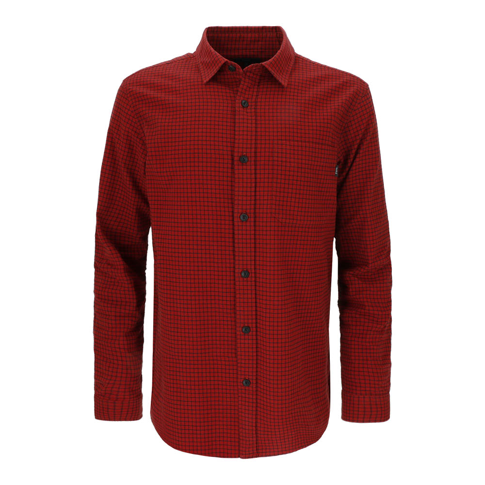 CAMISA MANGA LARGA BARKER ROJO HOMBRE - 1