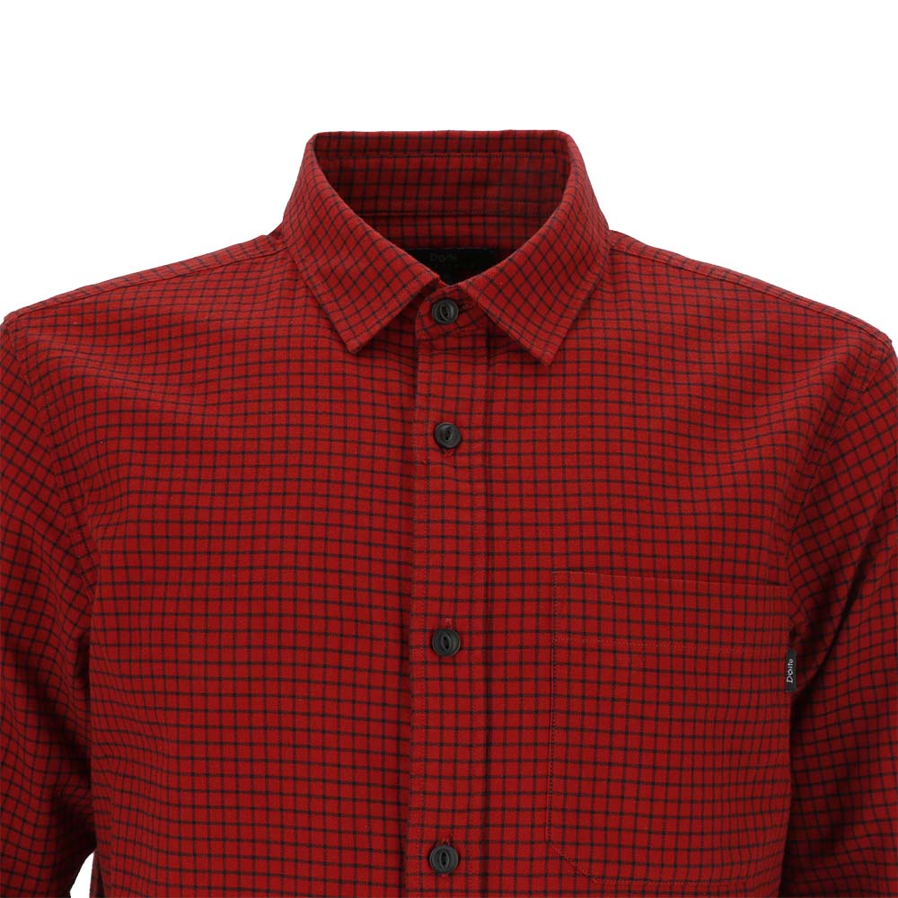CAMISA MANGA LARGA BARKER ROJO HOMBRE - 4