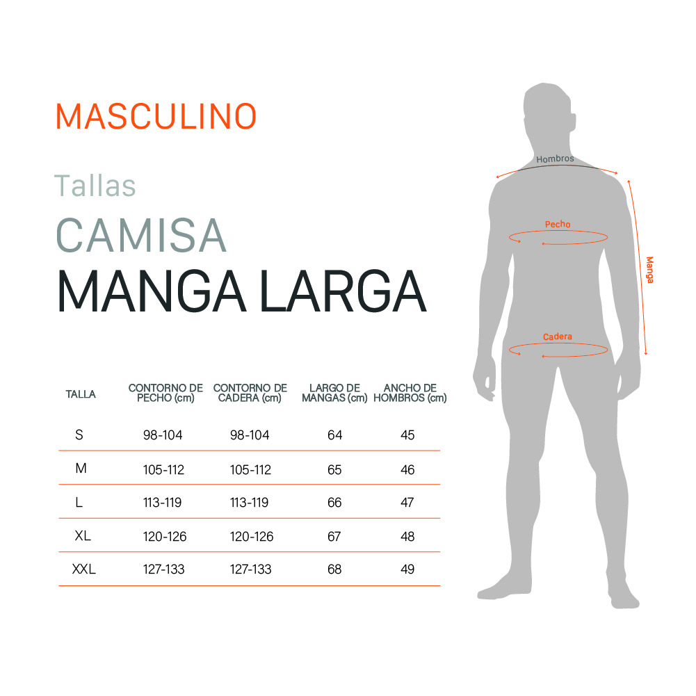 CAMISA MANGA LARGA BARKER ROJO HOMBRE - 5