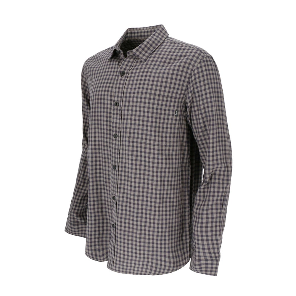 CAMISA MANGA LARGA BARKER HOMBRE GRIS OSCURO - 2