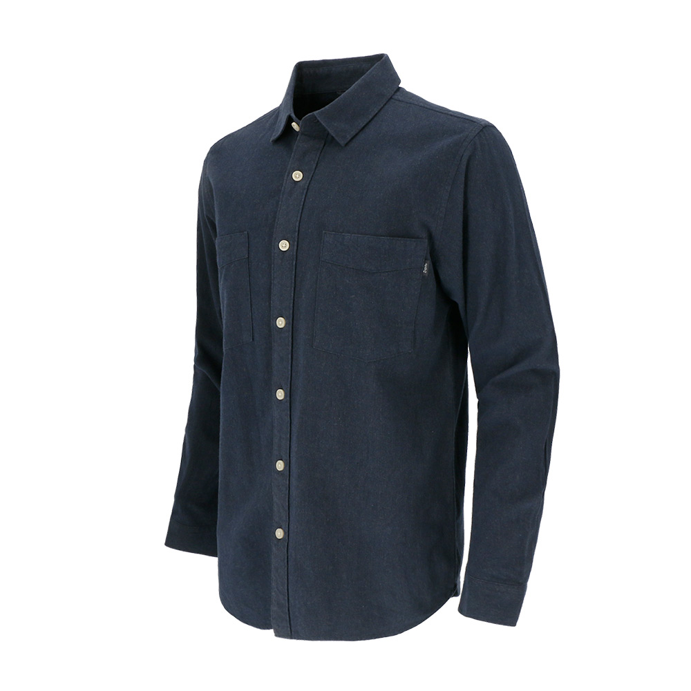 CAMISA MANGA LARGA LINTON HOMBRE AZUL - 2