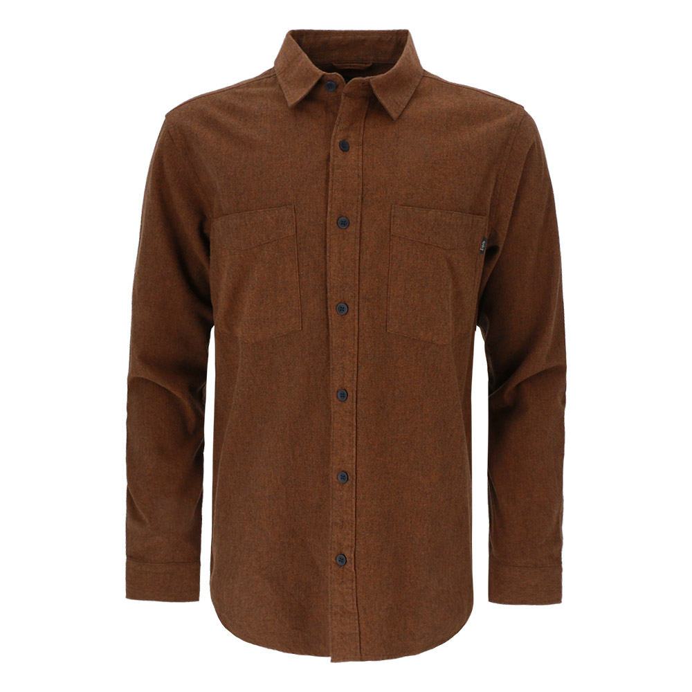 CAMISA MANGA LARGA LINTON HOMBRE TERRACOTA - 1
