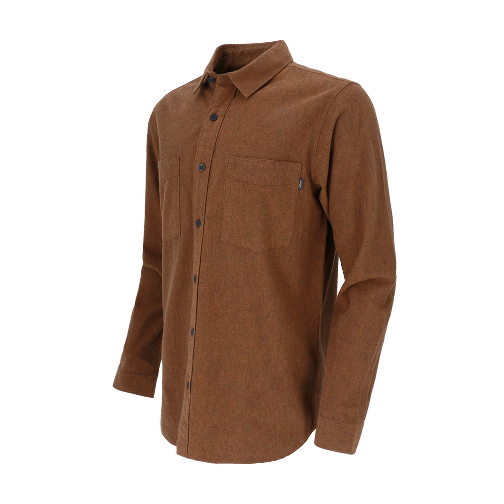 CAMISA MANGA LARGA LINTON HOMBRE TERRACOTA - 2
