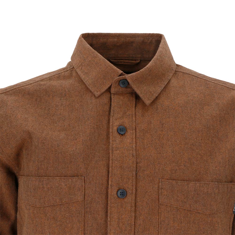 CAMISA MANGA LARGA LINTON HOMBRE TERRACOTA - 4