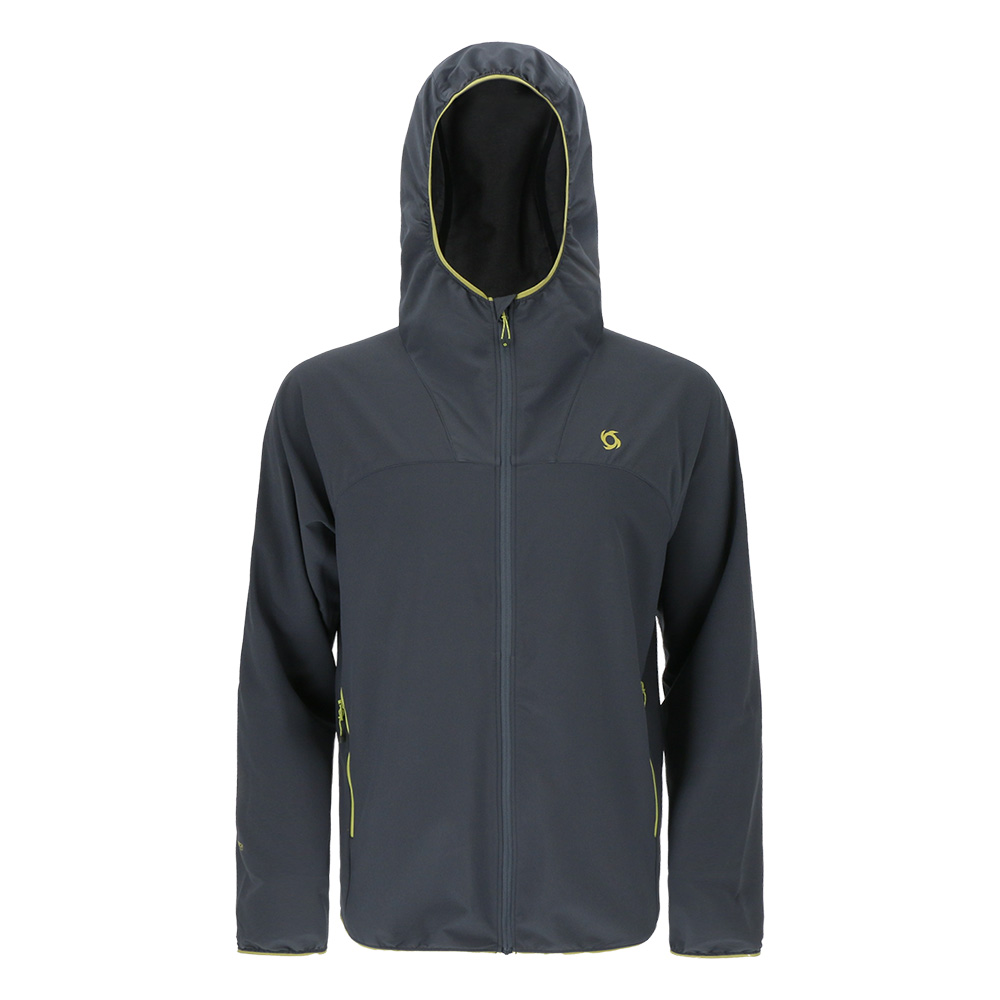 CHAQUETA CORTAVIENTO AIR STRETCH HOMBRE GRIS OSCURO DOITE - 1