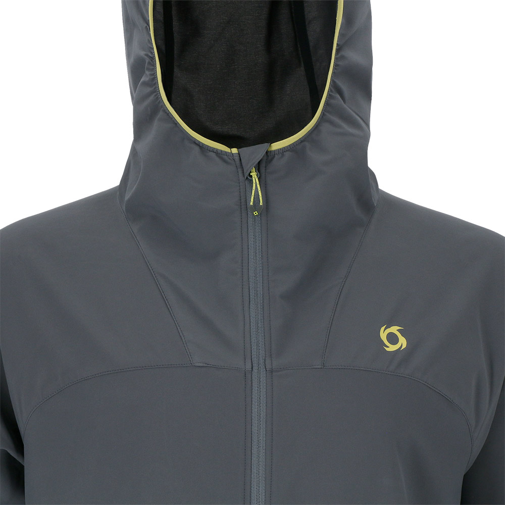 CHAQUETA CORTAVIENTO AIR STRETCH HOMBRE GRIS OSCURO DOITE - 4