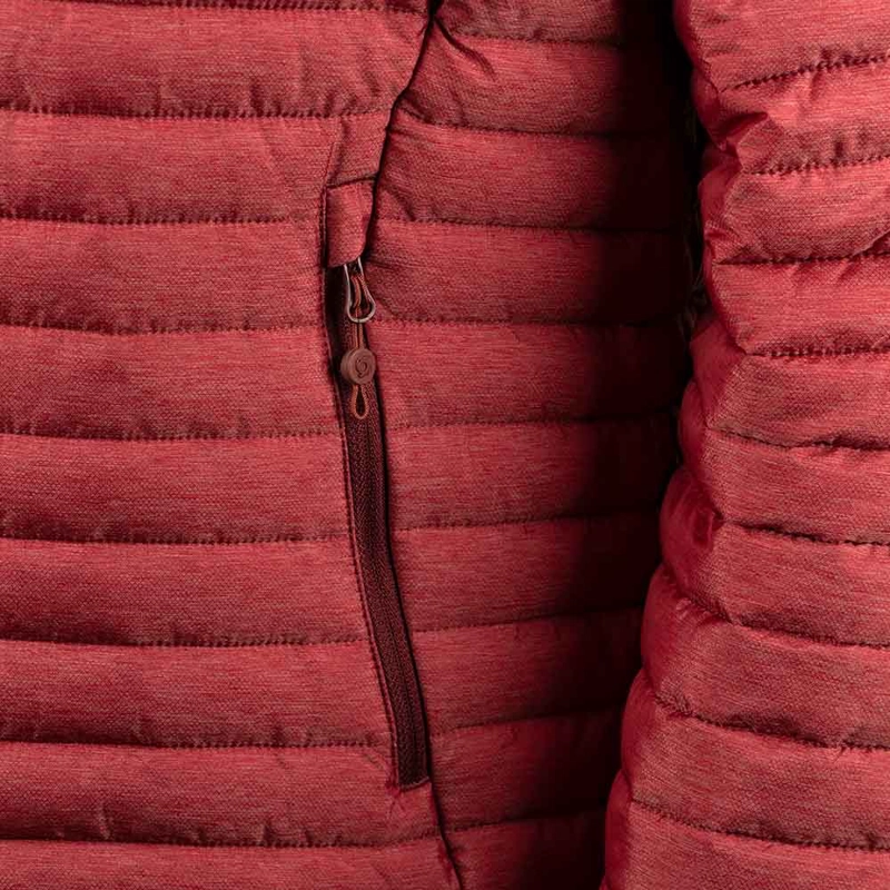 PARKA TERMICA LIGHT MERU HOMBRE DOITE ROJO COLONIAL - 5
