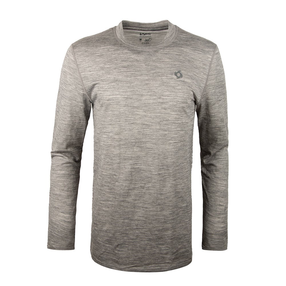 CAMISETA PRIMERA CAPA WOOLWARM HOMBRE GRIS DOITE - 1
