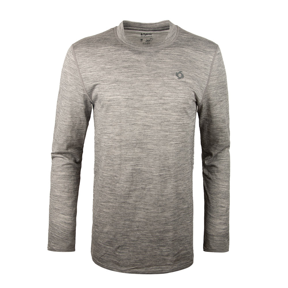 CAMISETA PRIMERA CAPA WOOLWARM HOMBRE GRIS DOITE - 1