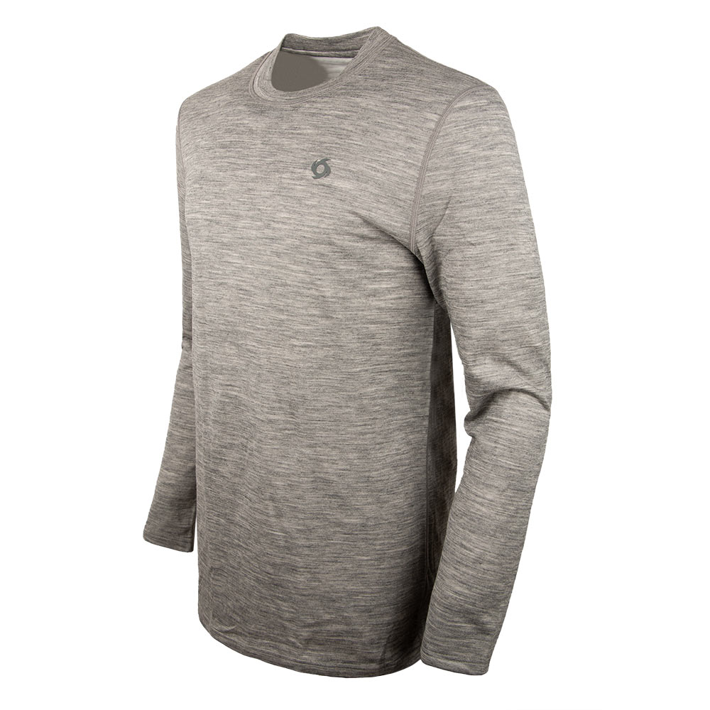CAMISETA PRIMERA CAPA WOOLWARM HOMBRE GRIS DOITE - 2