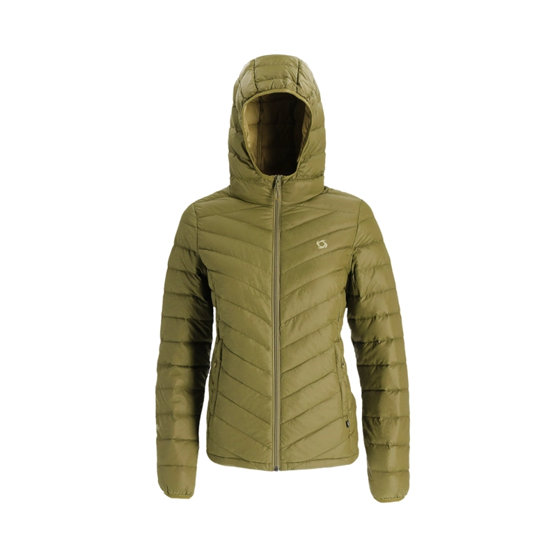 PARKA PLUMA KION MUJER DOITE OLIVA - 1
