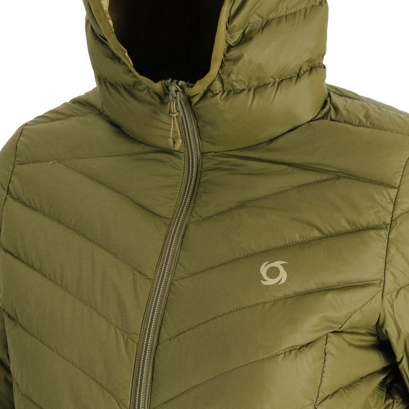 PARKA PLUMA KION MUJER DOITE OLIVA - 4