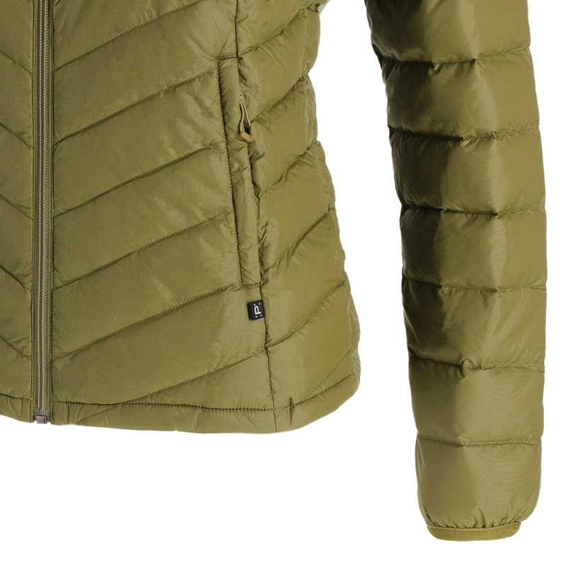 PARKA PLUMA KION MUJER DOITE OLIVA - 6