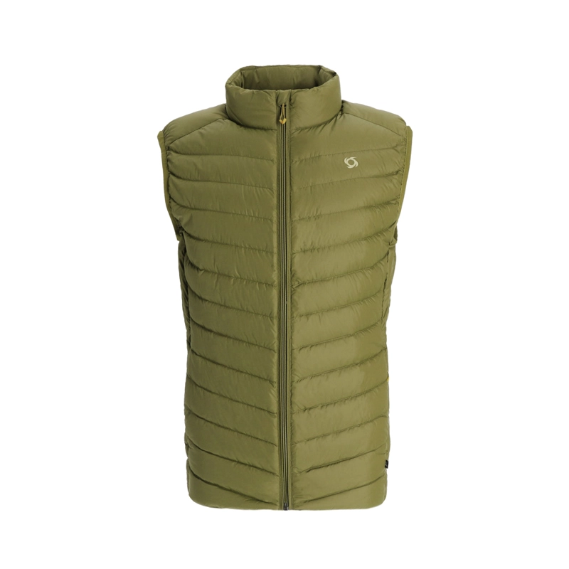 PARKA PLUMA SIN MANGA HERON HOMBRE DOITE OLIVA - 1