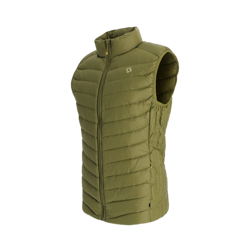 PARKA PLUMA SIN MANGA HERON HOMBRE DOITE OLIVA - 2