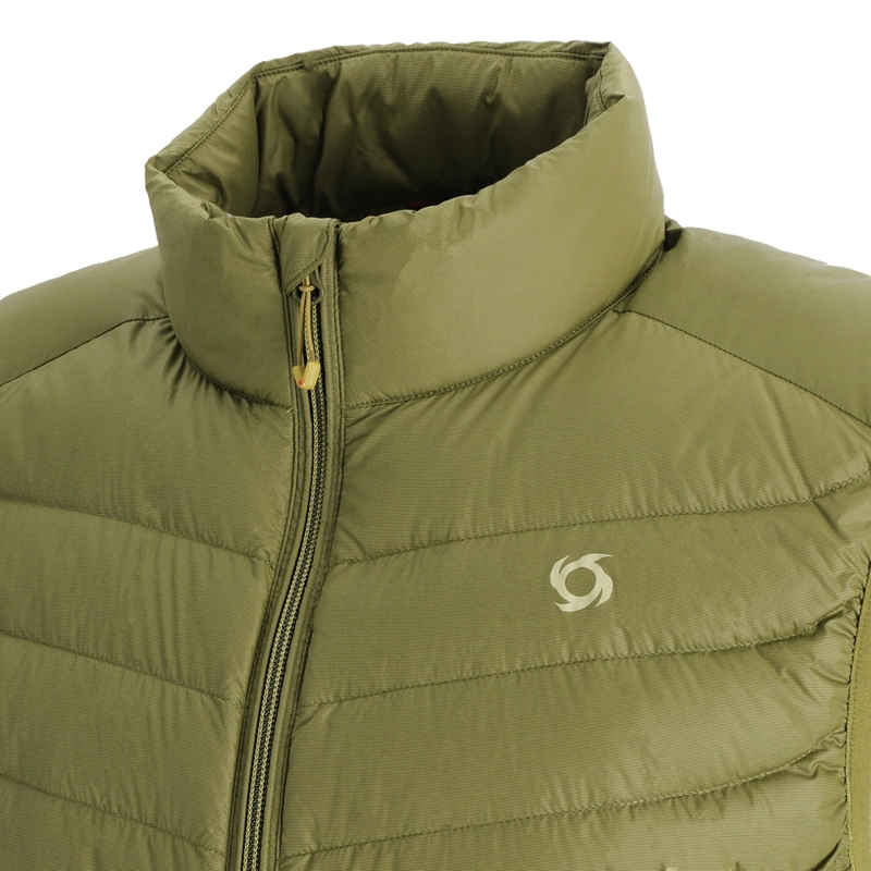 PARKA PLUMA SIN MANGA HERON HOMBRE DOITE OLIVA - 4